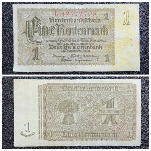 1 марка рент Германия 1937 г.