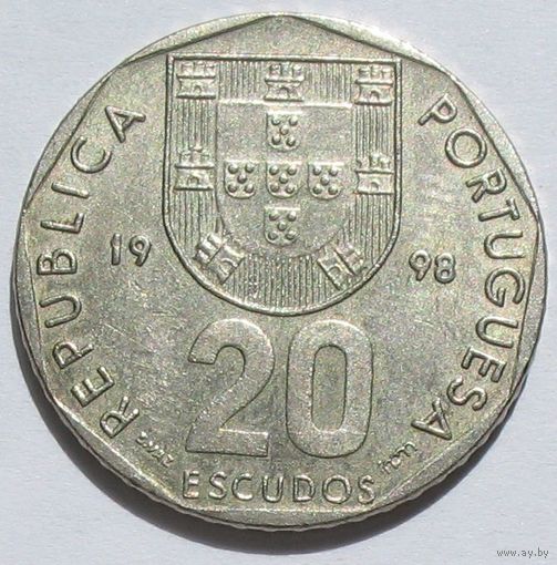 Португалия, 20 эскудо 1998