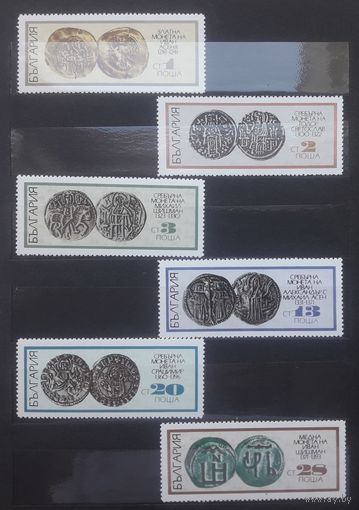 Болгария 1970 Серия: Старинные монеты. 6м.**