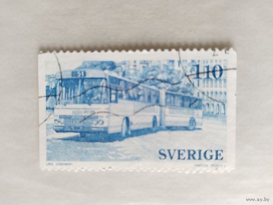Швеция  1972 автобус