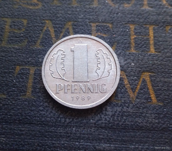 1 пфенниг 1989 (A) Германия ГДР #08 XF