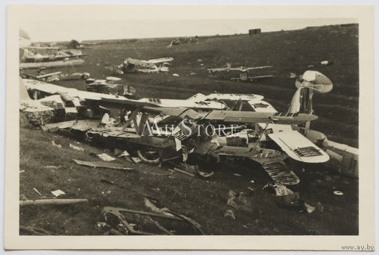 Минск, минский военный аэродром, 1941 год.