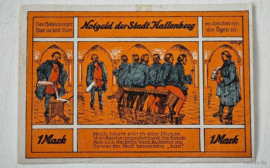1921 год 1 марка   Германия