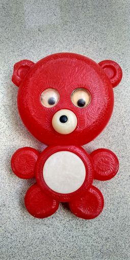 Игрушка пластмассовая Мишка СССР, 60е