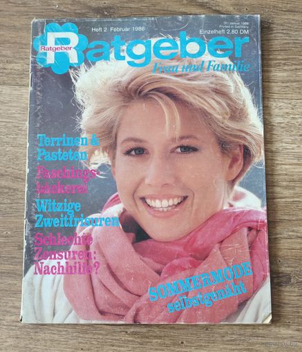 Журнал Ratgeber, февраль, 1986 год