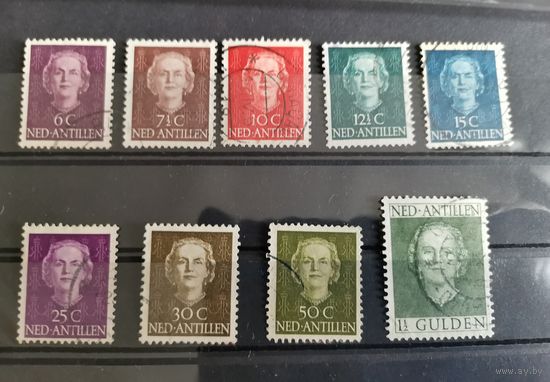 Нидерландские Антильские острова 1950 год. Королева Юлиана, 1909-2004*