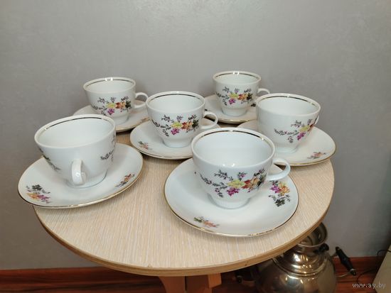 Все лоты с 1 Рубля. Чайный сервиз. Коллтитз. ГДР. Германия. 70-е годы.