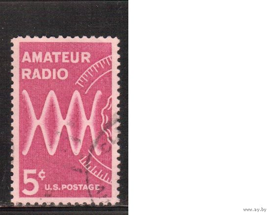 США-1964, (Мих.875) , гаш. , Радиолюбители (одиночка)