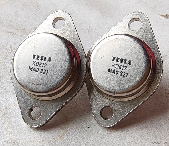 KD617 TESLA Транзистор PNP 80V 10A 70W 2MHz