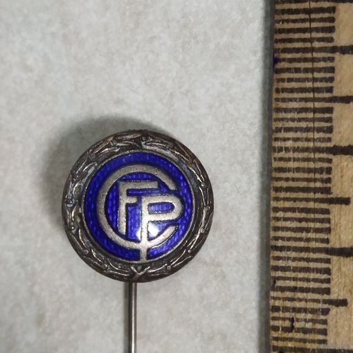 Почётный значок. ФК "Пфорцхайм", Германия производство H.Dierlamm Pforzheim. 1920-30 гг. Возможно серебро.