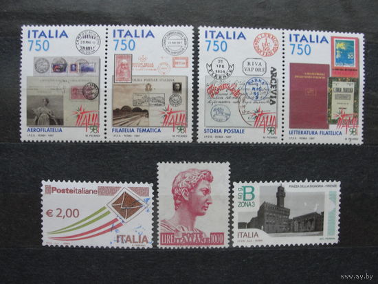 Продажа коллекции с 1 рубля! Почтовые марки Италии.