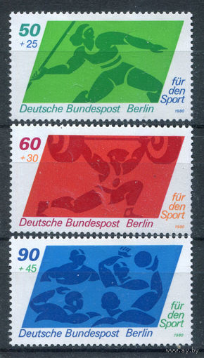 Берлин - 1980г. - Спортивная помощь - полная серия, MNH [Mi 621-623] - 3 марки