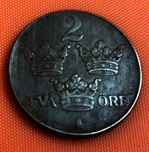 29-08 Швеция, 2 эре 1945 г.