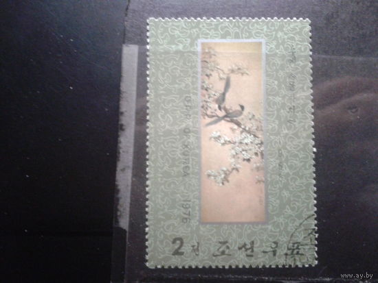 КНДР 1976 Вышивка, птицы