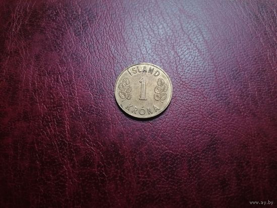 Исландия 1 крона 1973