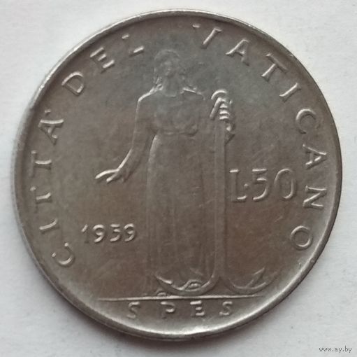 Ватикан 50 лир 1959 г.
