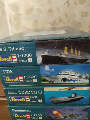 Сборные модели  Ревел одним лотом(продается лотом-5 единиц)