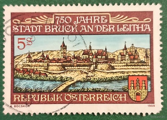 Австрия 1989. 750 летие города Брук-ан-дер-Лайта