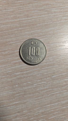 100000 лир Турция 2004