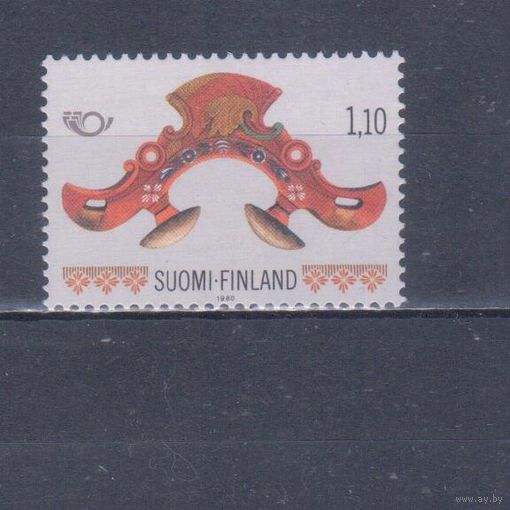 [1163] Финляндия 1980. Культура и быт.Коромысло. MNH