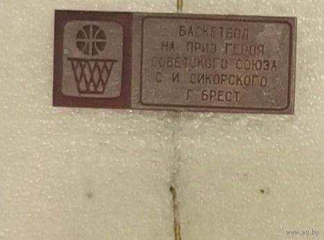 Баскетбол Турнир памяти Сикорского Брест