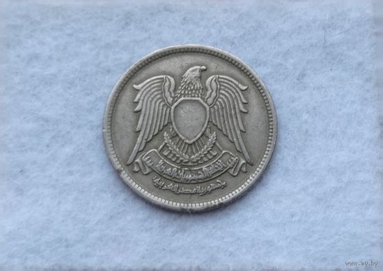 Werty71 Египет 5 пиастров 1972  Орёл пиастр