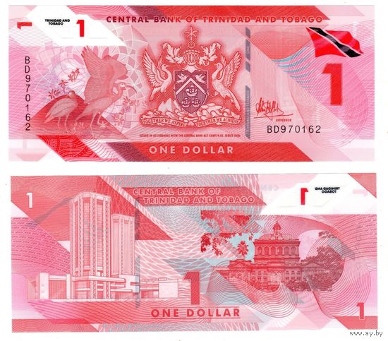 Тринидад и Тобаго 1 доллар образца 2020 года UNC pw60
