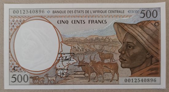 500 франков 2000 года - Конго - UNC