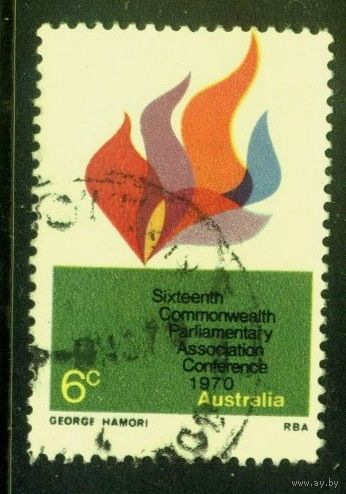 Австралия - 1970 [Mi. 451] Гашеная (AU11)