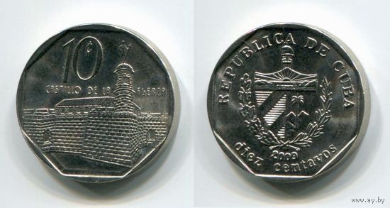 Куба. 10 сентаво (2009, UNC)