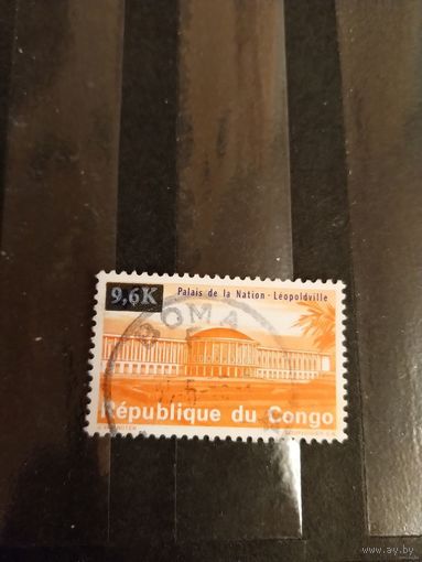 1968 Конго дополнительная надпечатка самая дорогая марка серии архитектура (5-9)