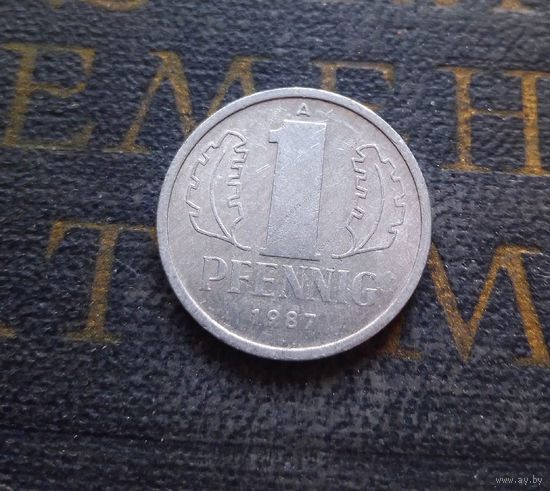 1 пфенниг 1987 (A) Германия ГДР #01