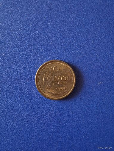 Турция 5000 лир 1998 года (5.98 гр.)