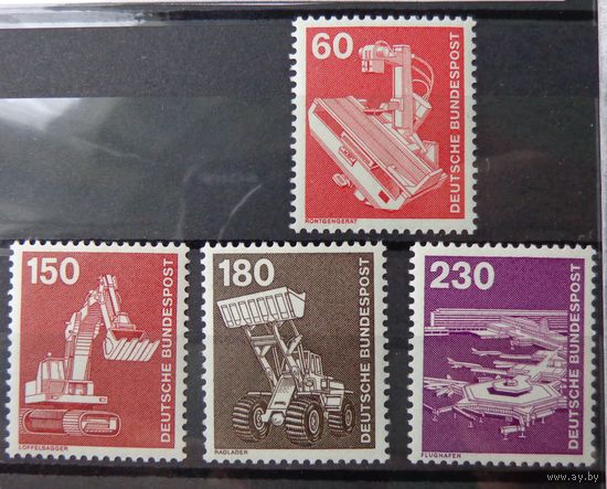 Германия, ФРГ 1978 г. Mi.990-994 MNH** полная серия