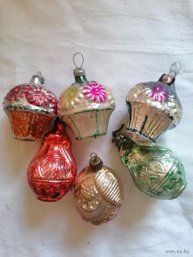 Ёлочные игрушки СССР одним лотом 0111