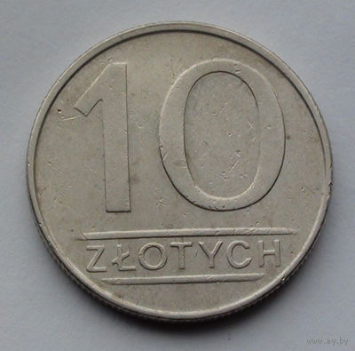 Польша 10 злотых. 1987