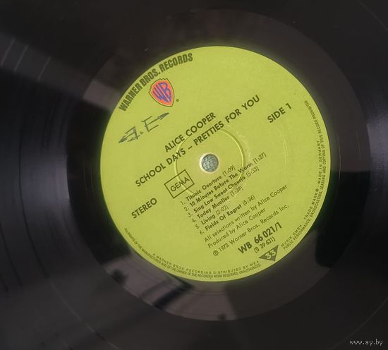 Пластинка Alice Cooper – School Days - The Early Recordings