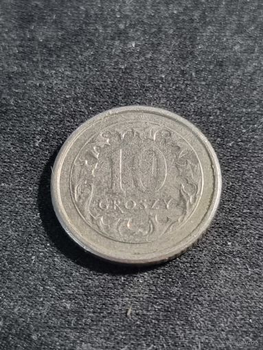 Польша 10 грошей 2009