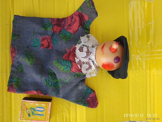 Игрушка из СССР, на руку для театра кукол.