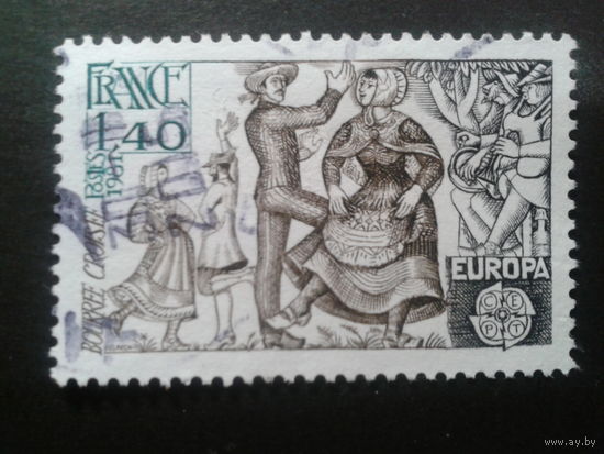 Франция 1981 Европа фольклор, танцы