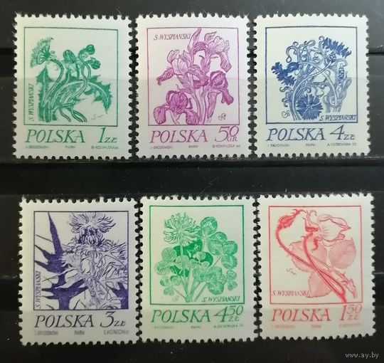 Польша 1974 Цветы Флора