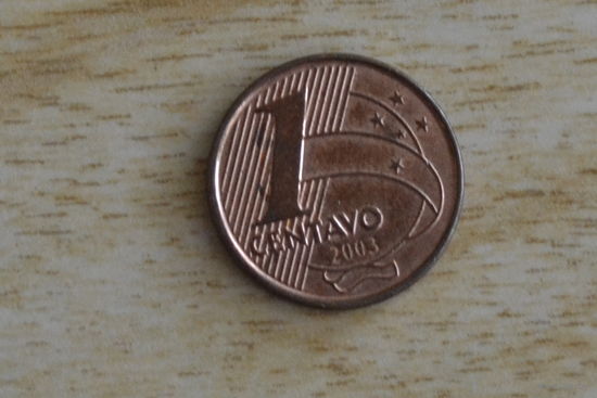 Бразилия 1 сентаво 2003