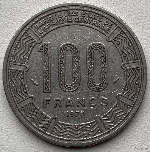 Республика Конго 100 франков 1975 г.