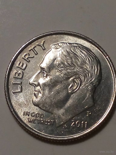 10 центов США 2011 P год