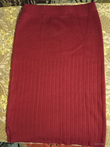 Юбка трикотаж  40-42 размер,теплая