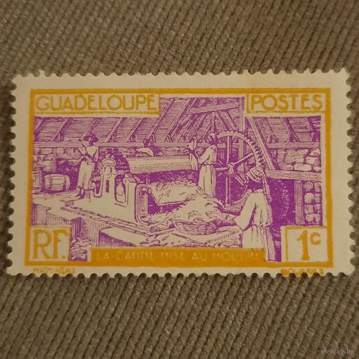 Гваделупа 1928. Французская колония. Сахарный завод