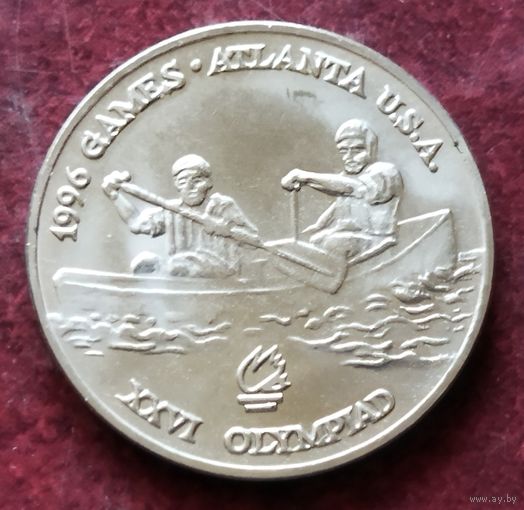 Румыния 10 леев, 1996 XXVI летние Олимпийские Игры, Атланта 1996 - Каноэ-двойки