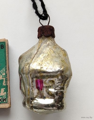 Ёлочная игрушка. Домик. Э-54.