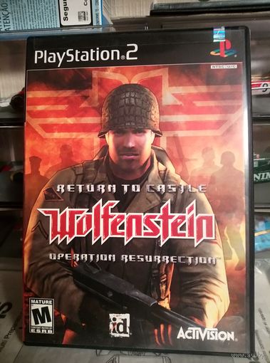 Игра Sony Play Station 2 Wolfenstein оригинал NTSC США