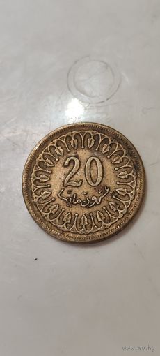 Тунис 20 милим 1960